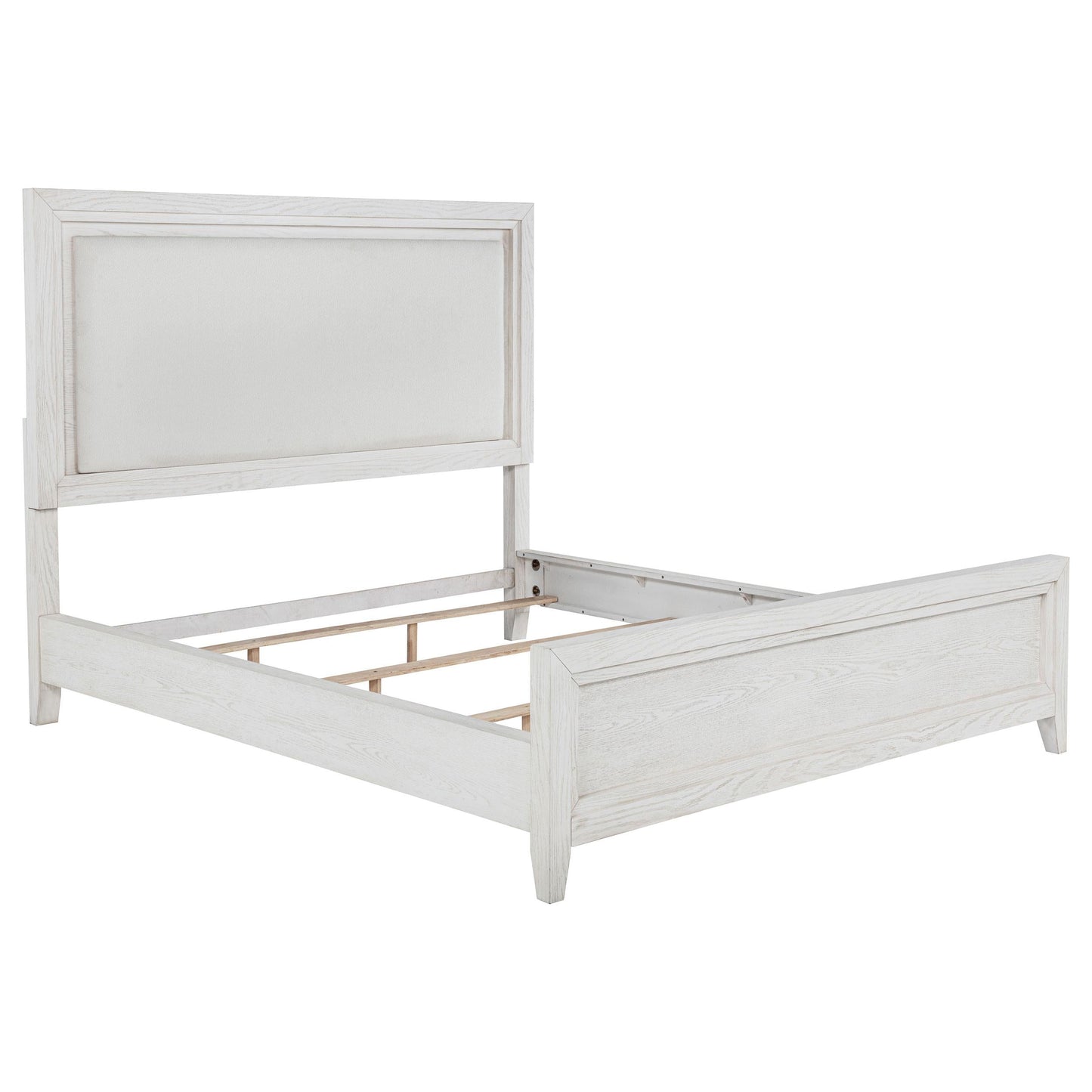 Marielle Bed in Distressed White