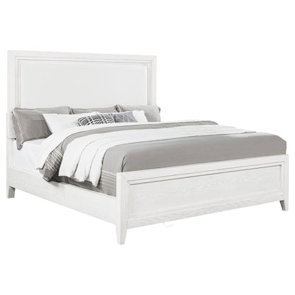 Marielle Bed in Distressed White