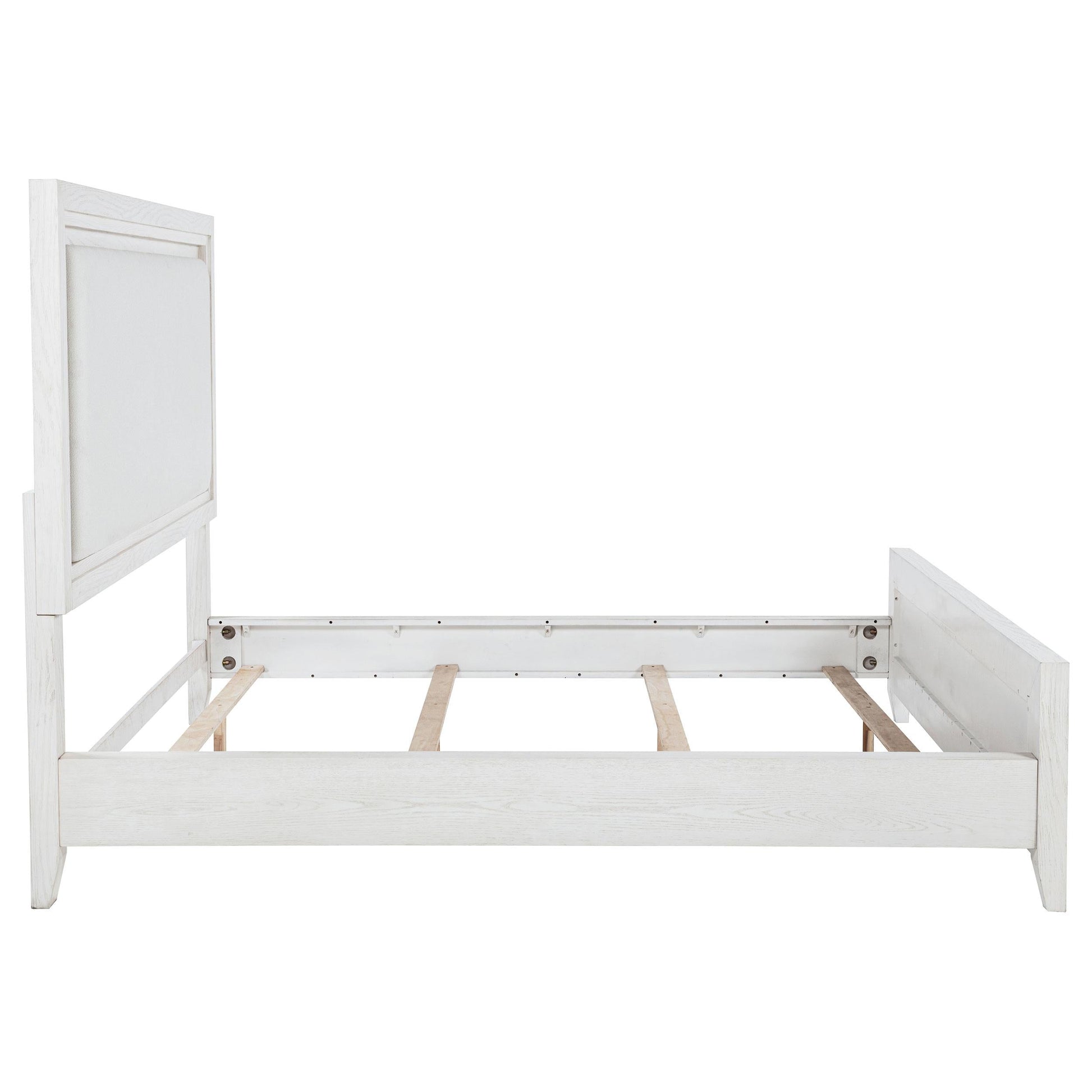 Marielle Bed in Distressed White