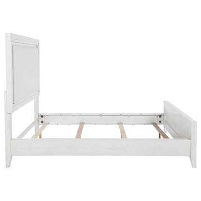 Marielle Bed in Distressed White