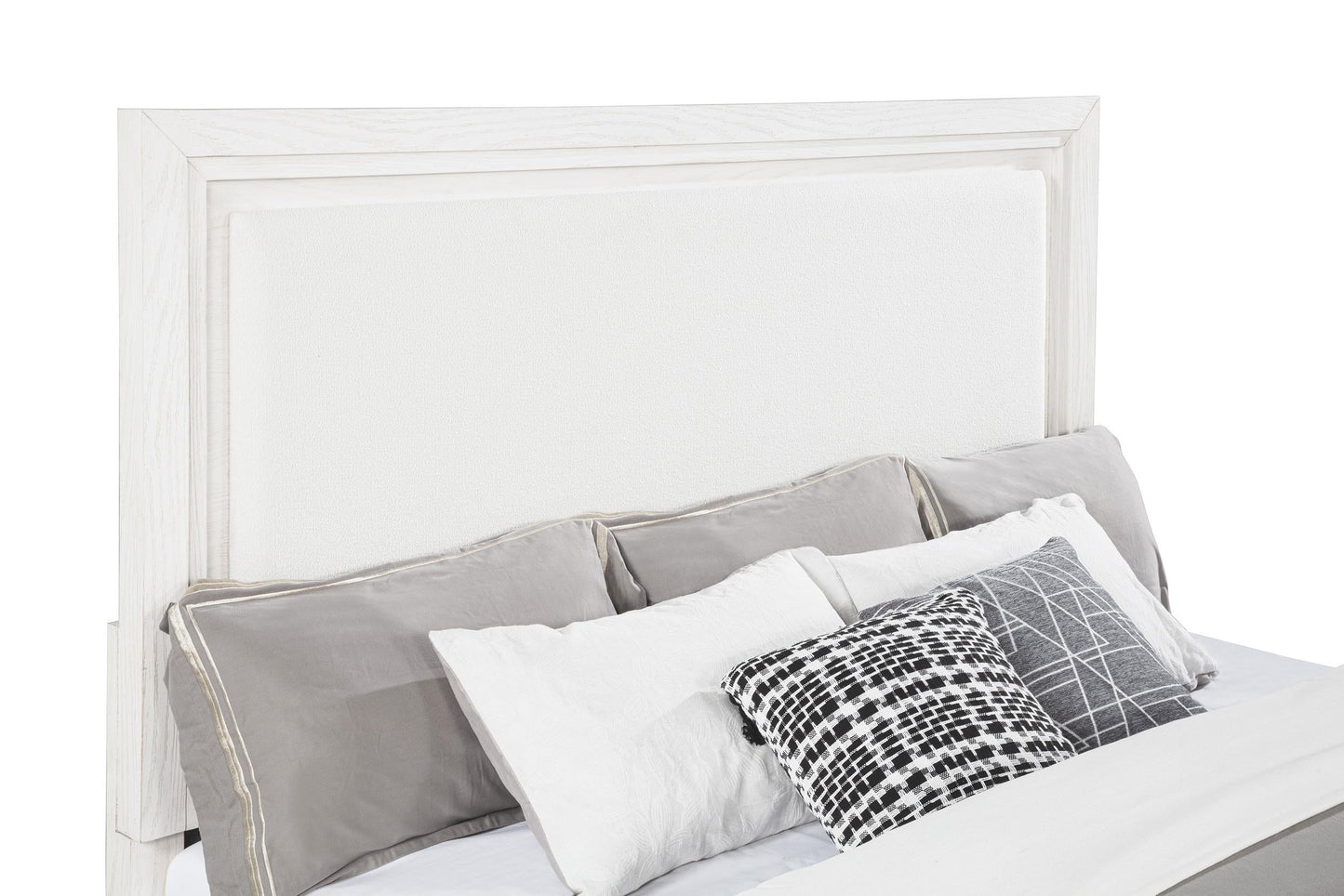 Marielle Bed in Distressed White