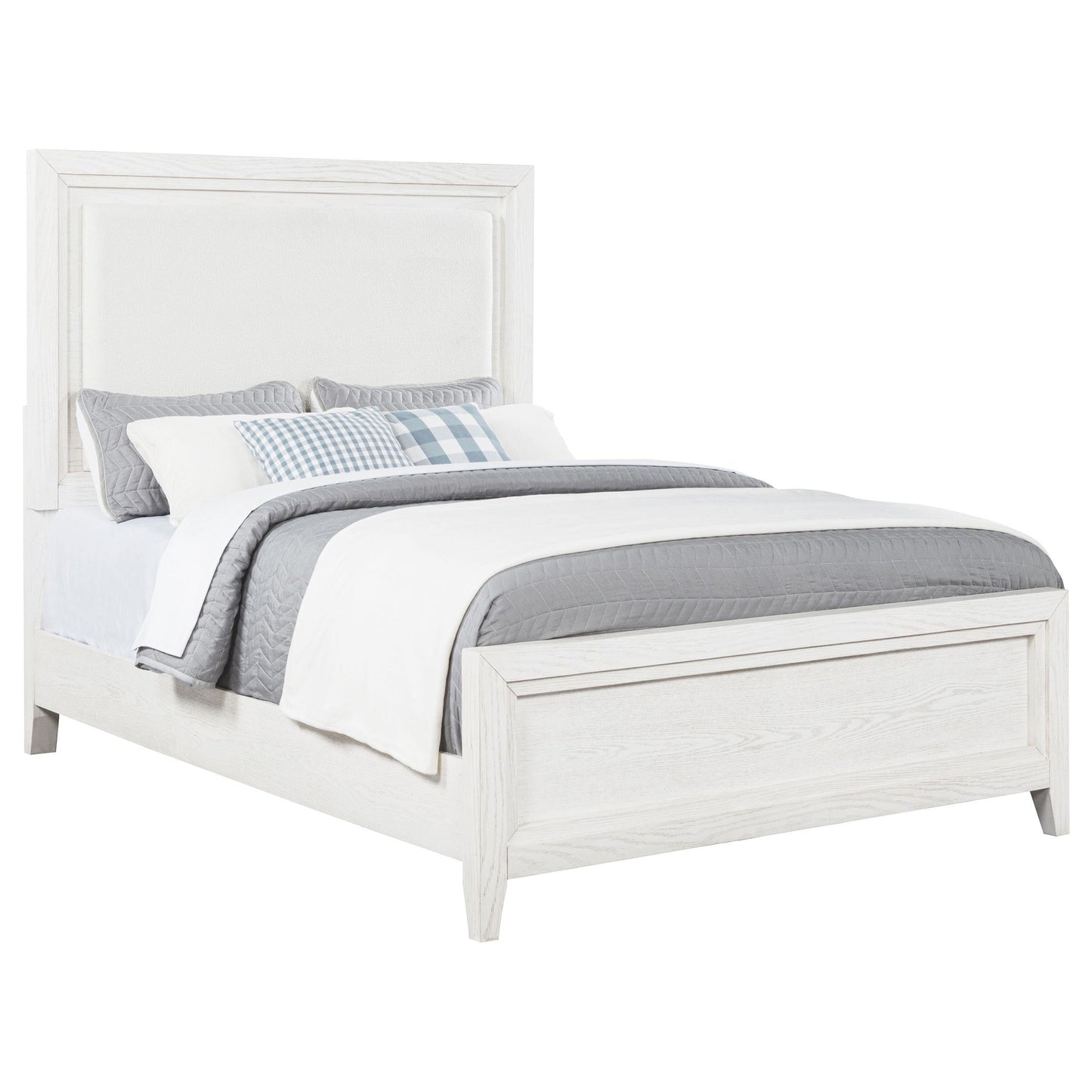 Marielle Bed in Distressed White