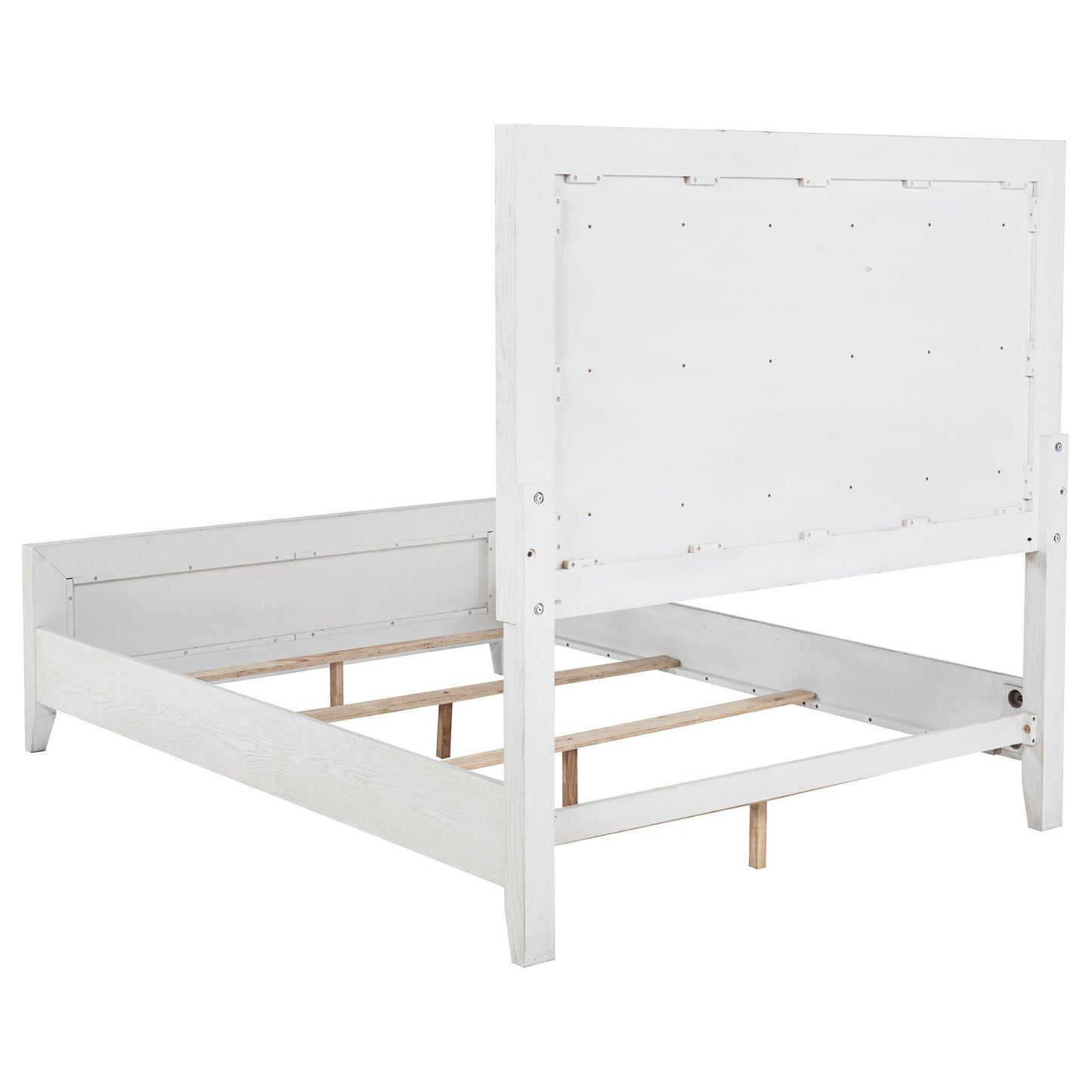 Marielle Bed in Distressed White