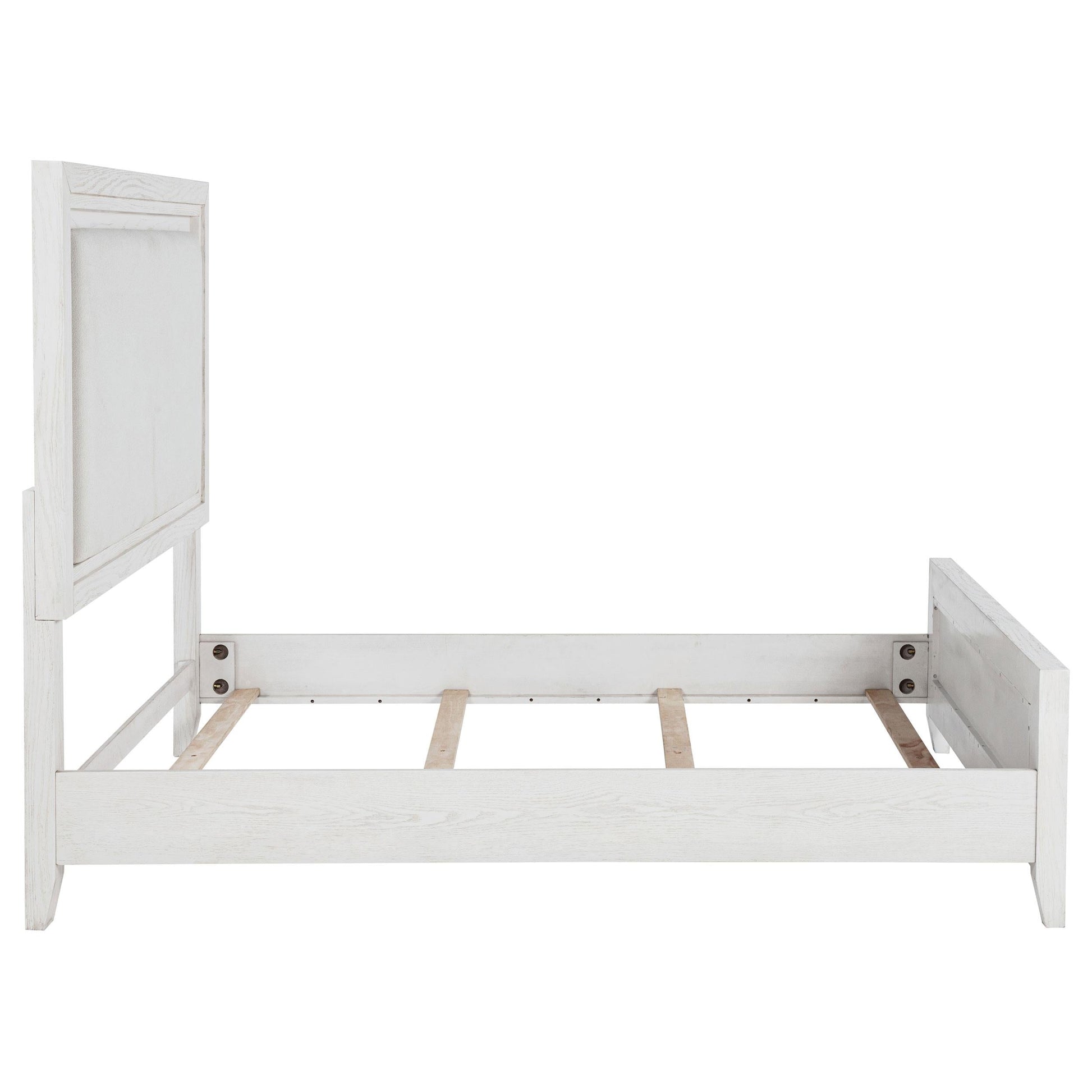 Marielle Bed in Distressed White