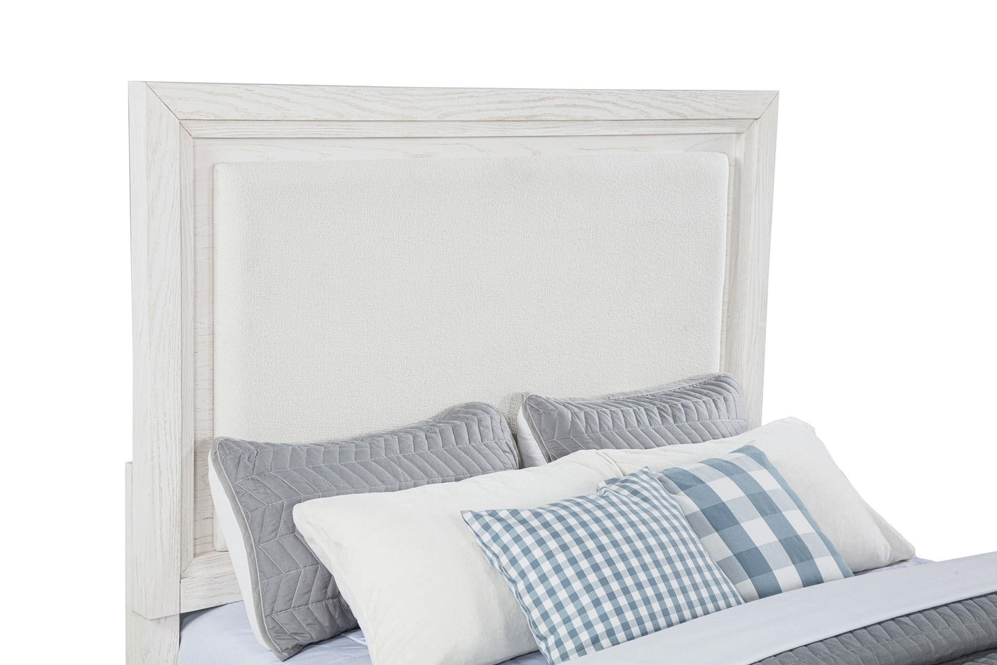 Marielle Bed in Distressed White