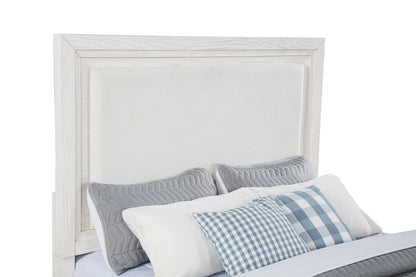 Marielle Bed in Distressed White