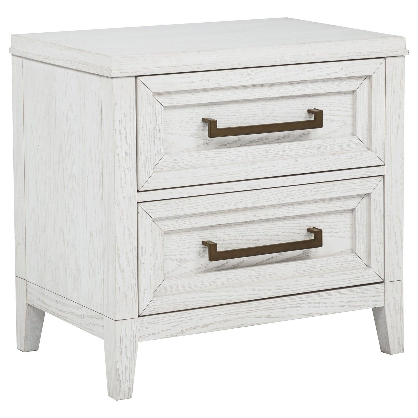 Marielle Nightstand in Distressed White - Coaster Furniture