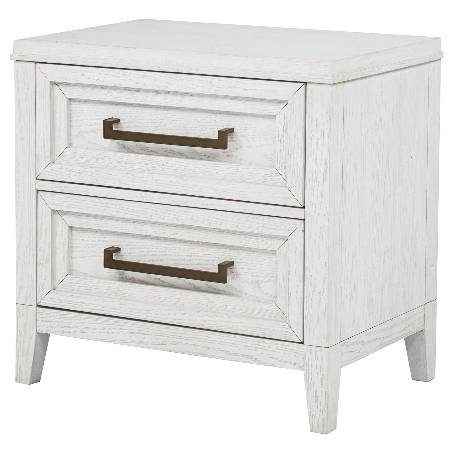 Marielle Nightstand in Distressed White - Coaster Furniture