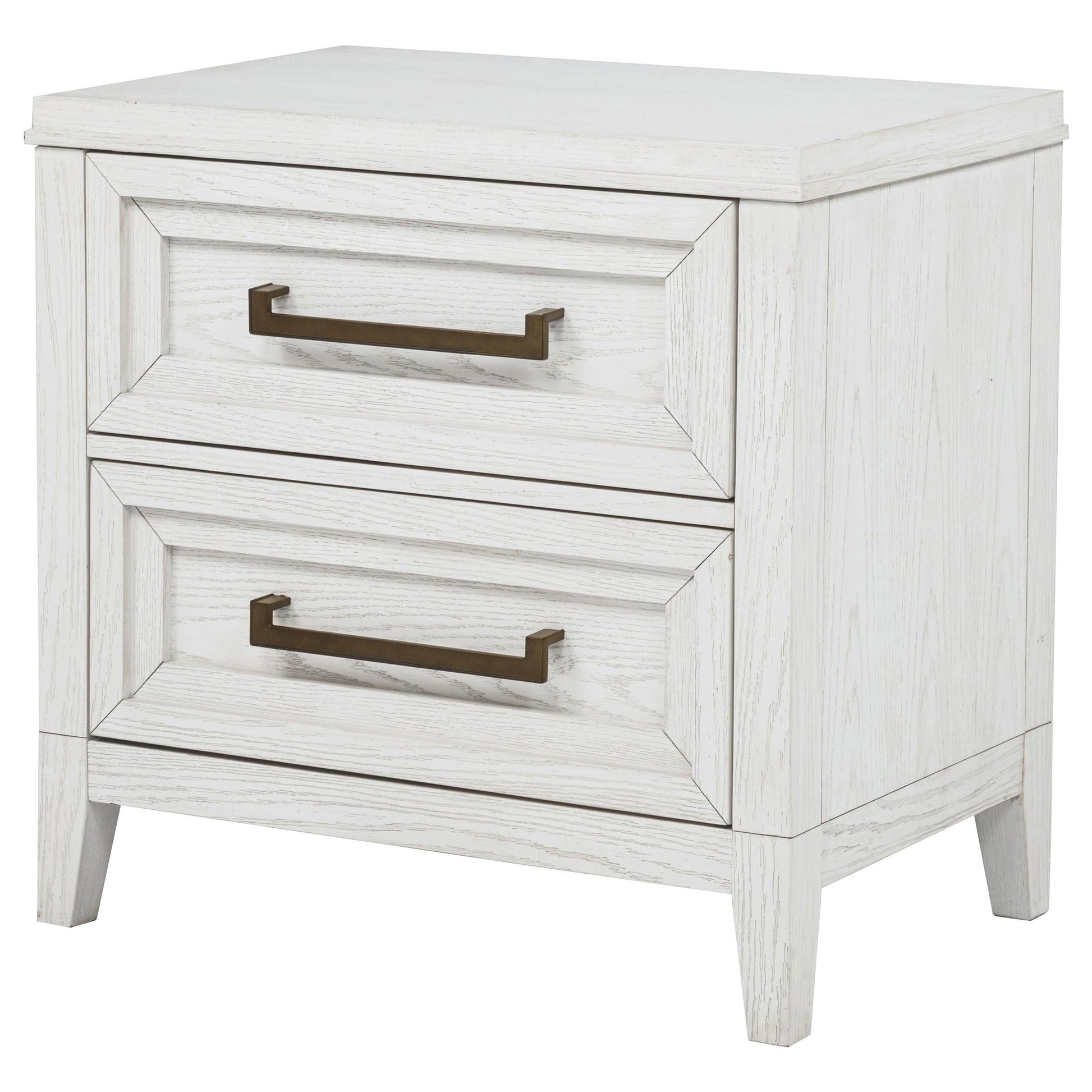 Marielle Nightstand in Distressed White - Coaster Furniture