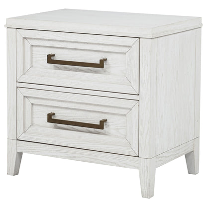 Marielle Nightstand in Distressed White - Coaster Furniture