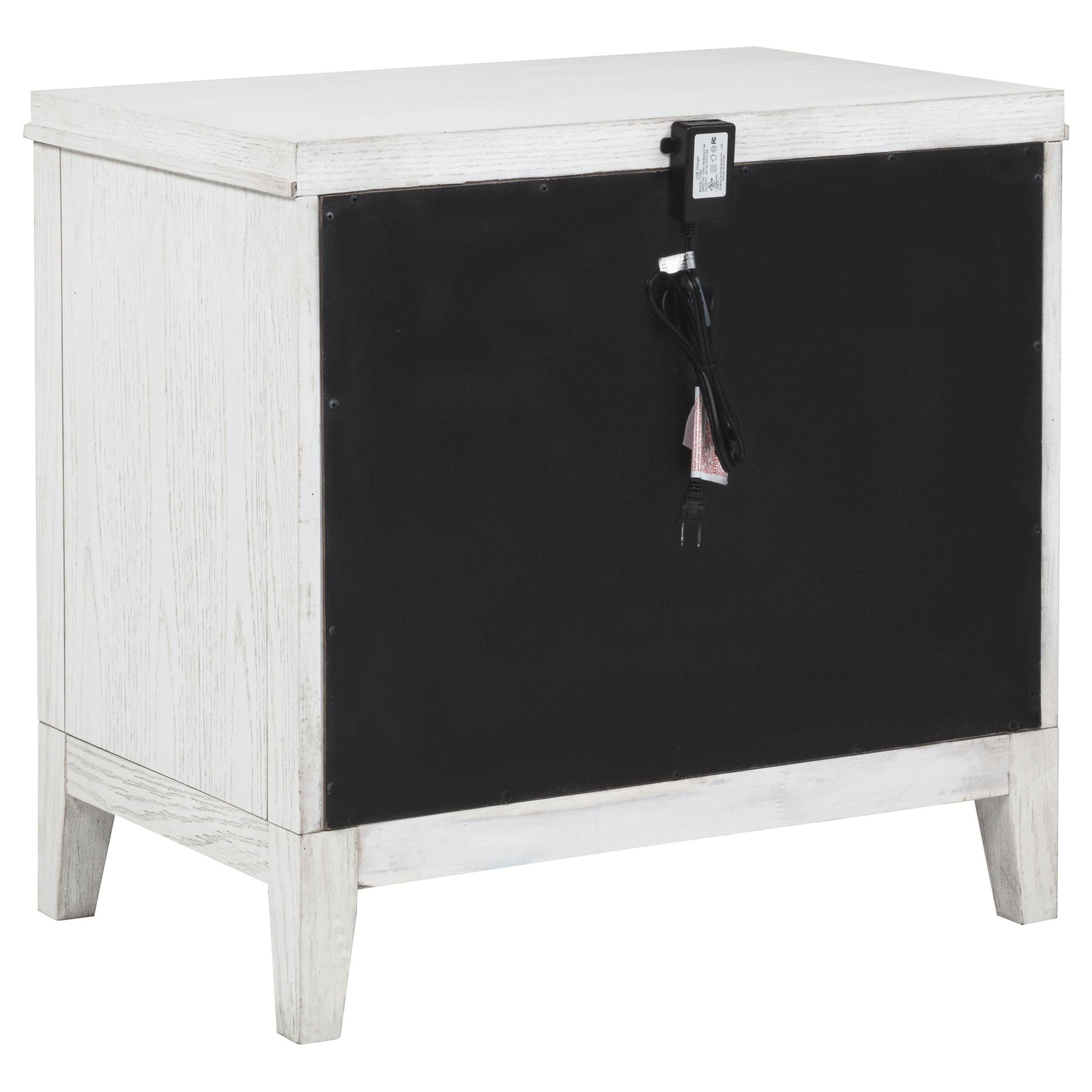 Marielle Nightstand in Distressed White - Coaster Furniture
