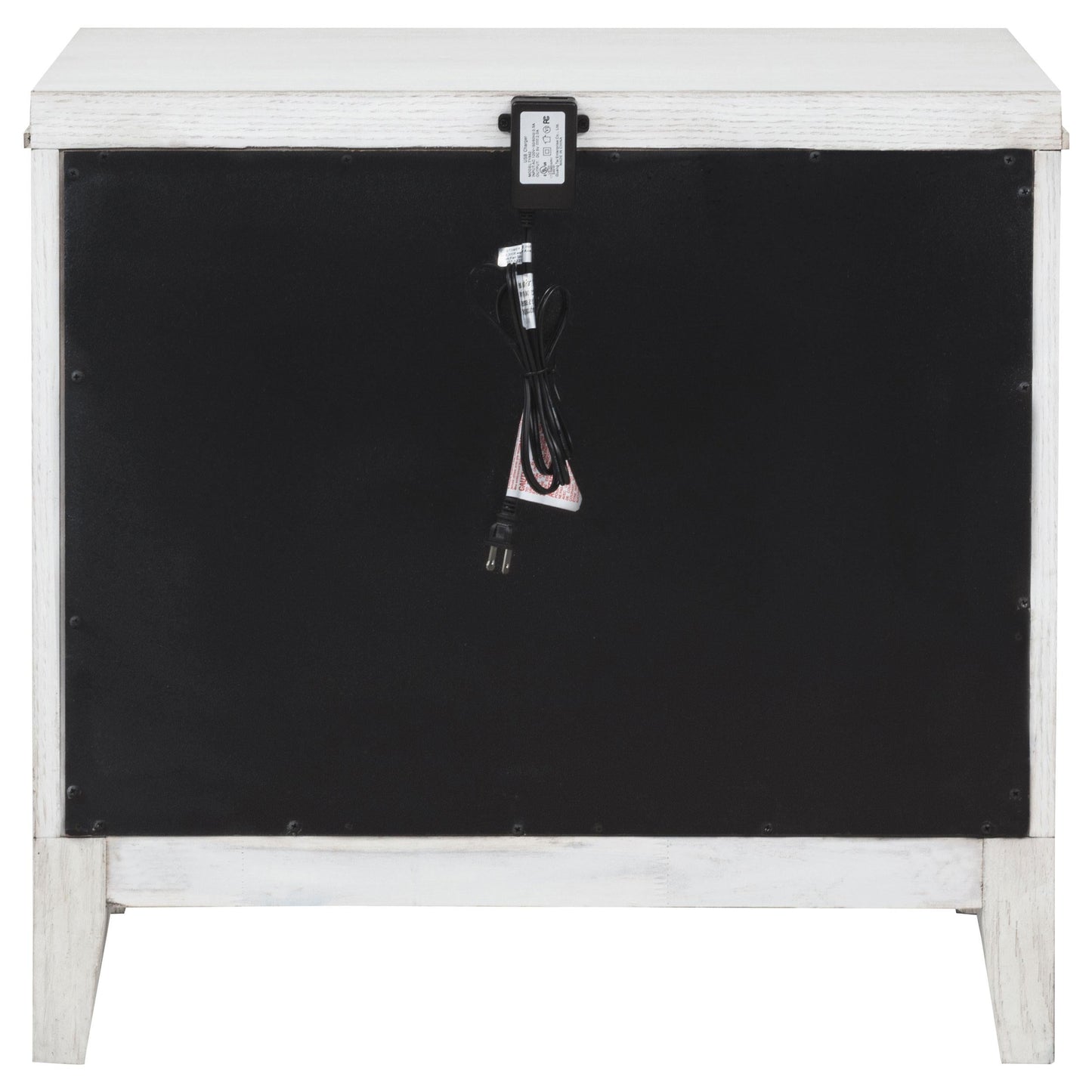 Marielle Nightstand in Distressed White - Coaster Furniture