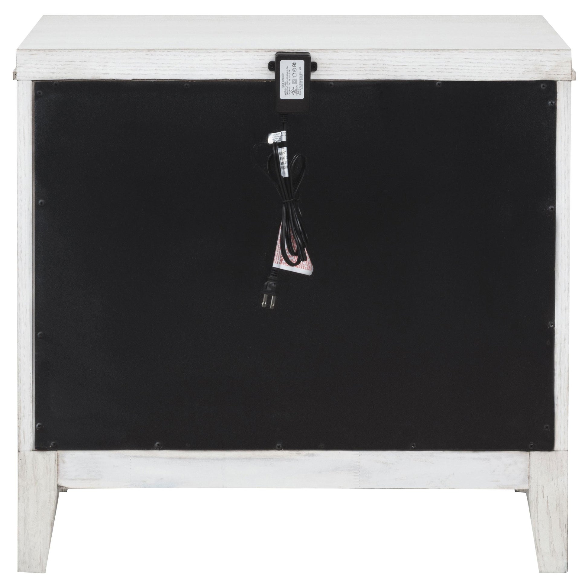 Marielle Nightstand in Distressed White - Coaster Furniture