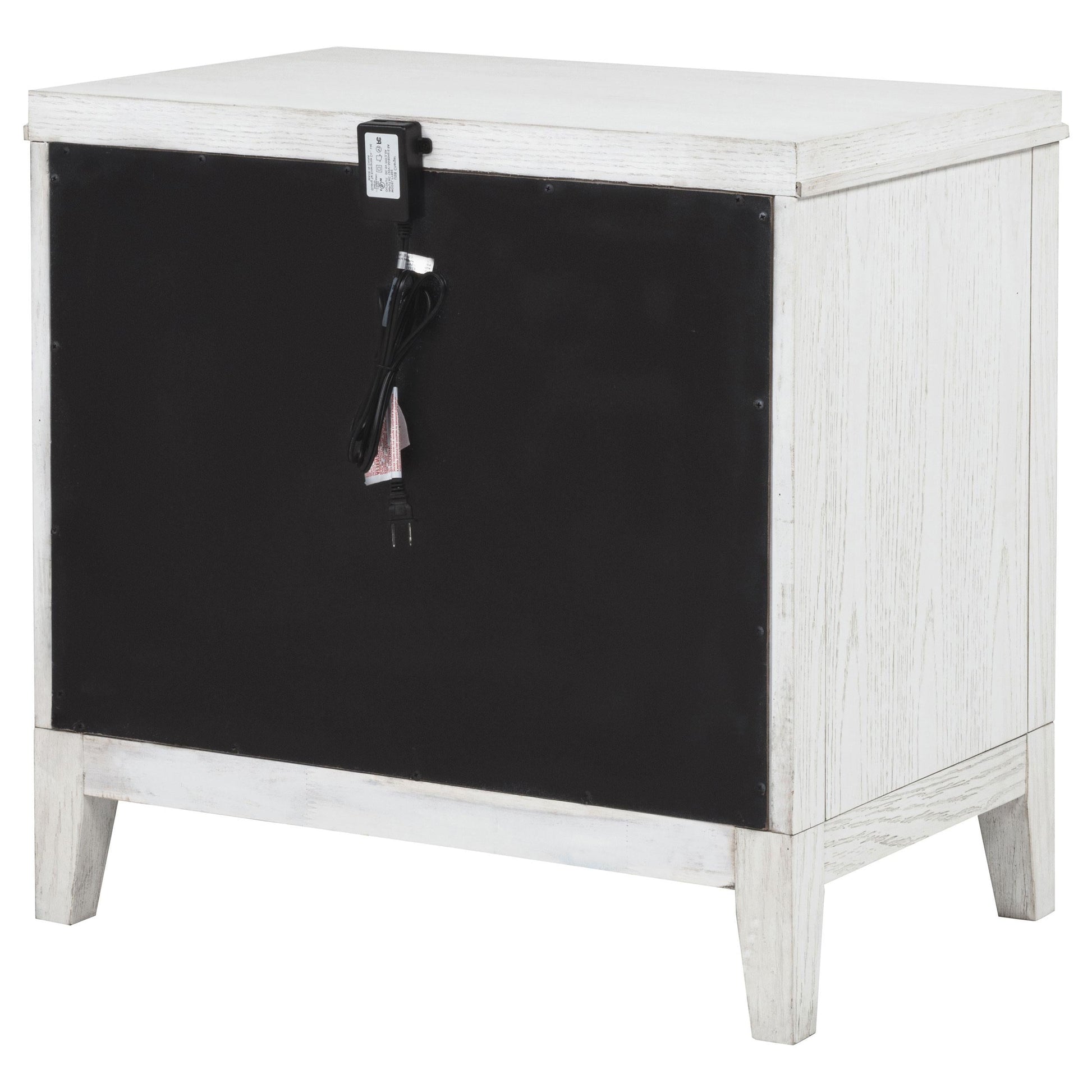 Marielle Nightstand in Distressed White - Coaster Furniture