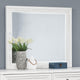 Marielle Dresser Mirror in Distressed White - Coaster Furniture