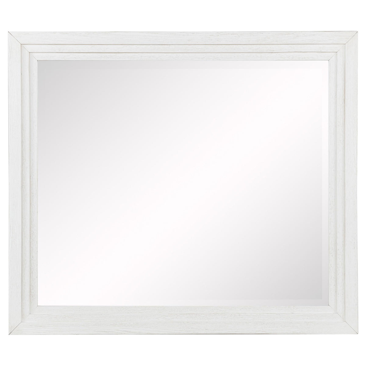 Marielle Dresser Mirror in Distressed White - Coaster Furniture