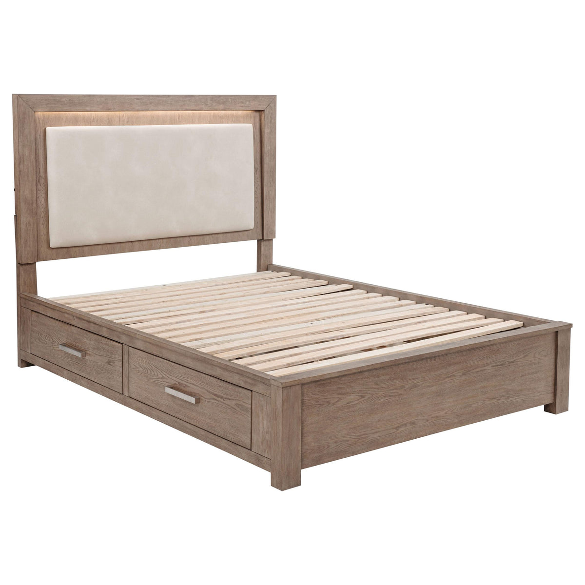 Kenora Queen Bed in Barley Brown - Coaster Furniture
