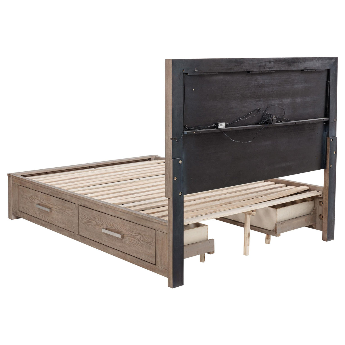 Kenora Queen Bed in Barley Brown - Coaster Furniture