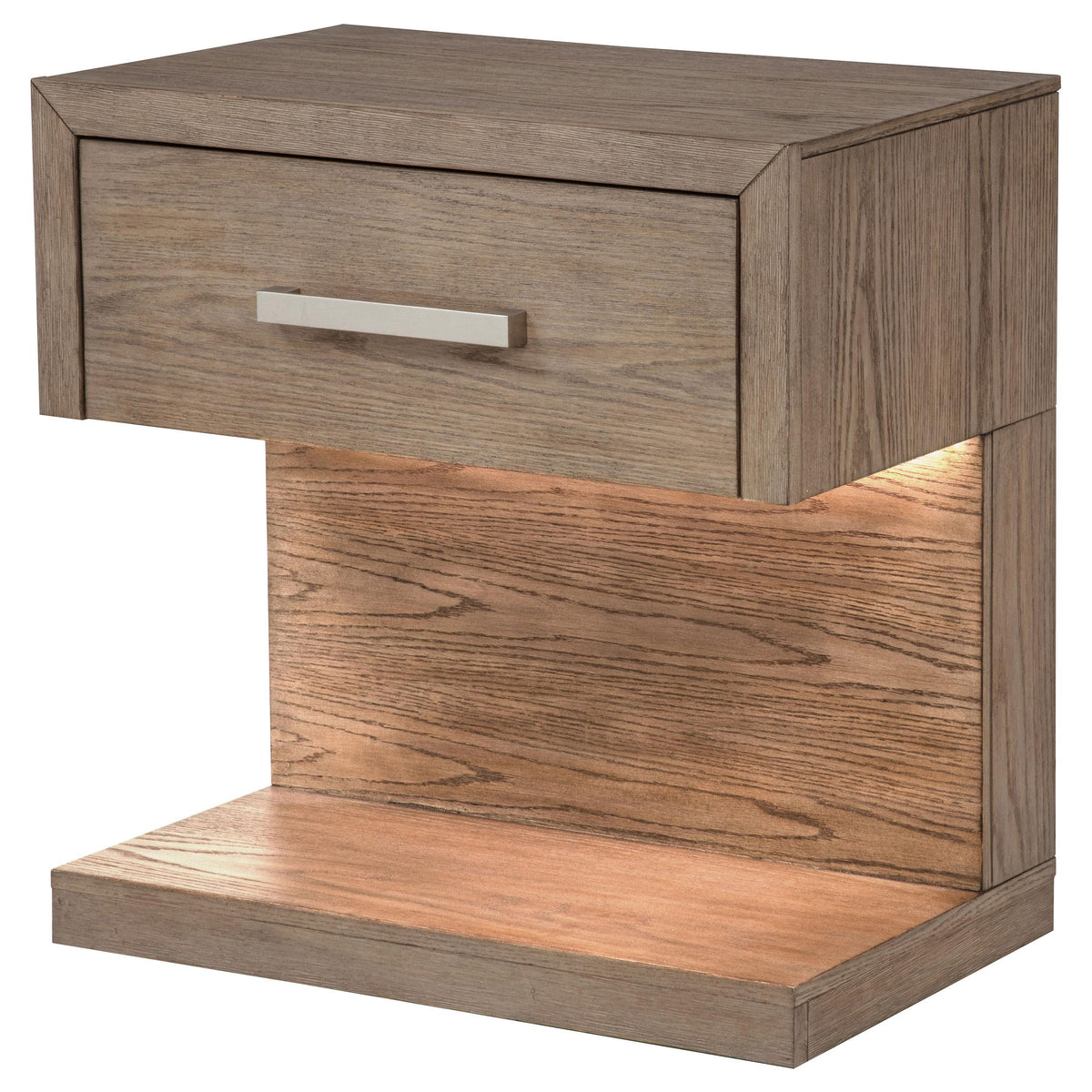 Kenora Nightstand in Barley Brown - Coaster Furniture