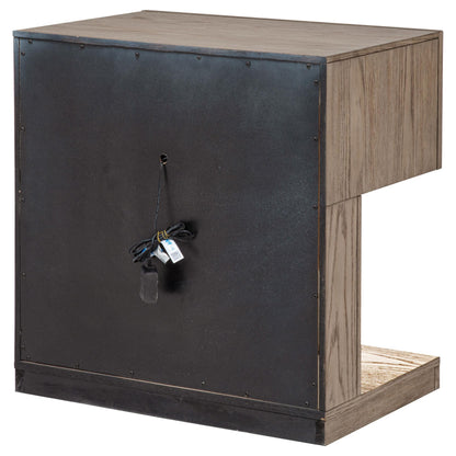 Kenora Nightstand in Barley Brown - Coaster Furniture
