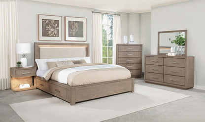 Kenora Dresser Mirror in Barley Brown - Coaster Furniture