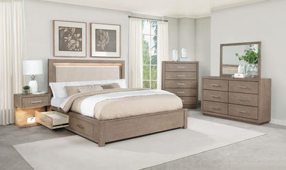 Kenora Dresser Mirror in Barley Brown - Coaster Furniture
