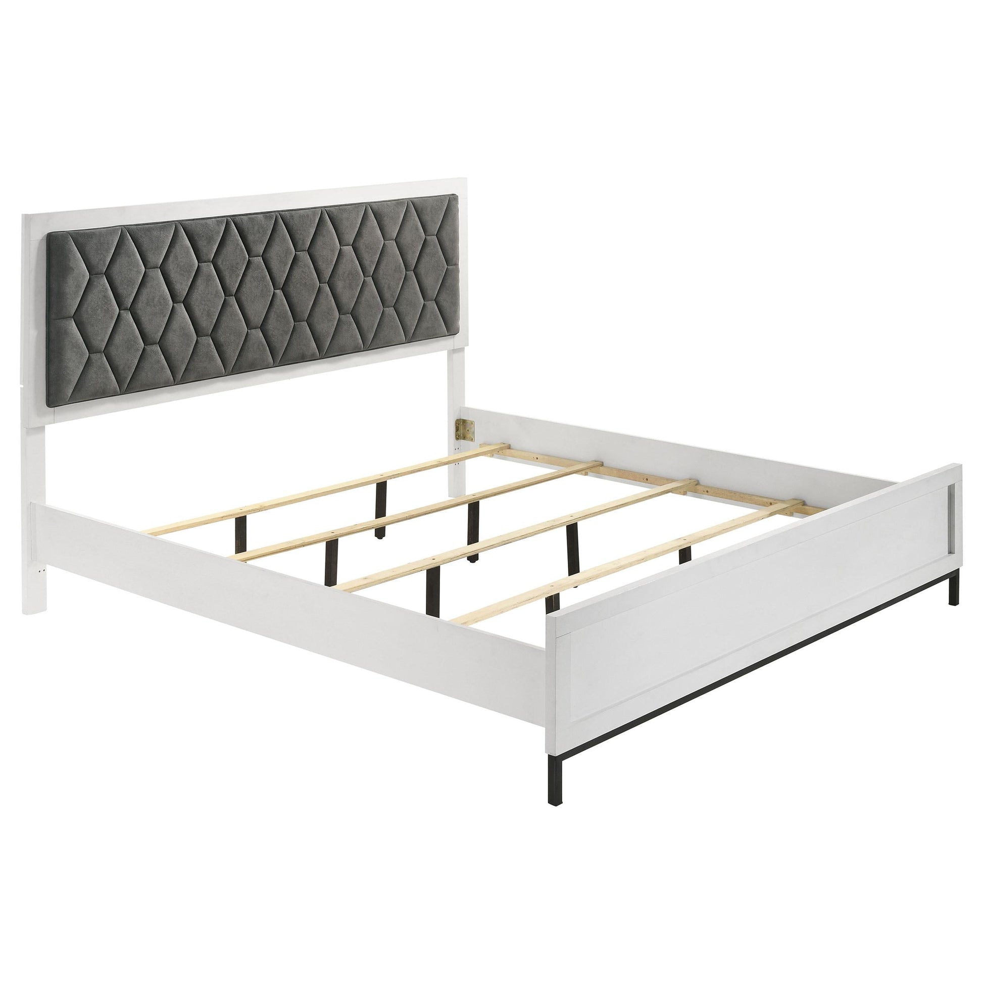 Sonora Bed 4-Piece Set in White