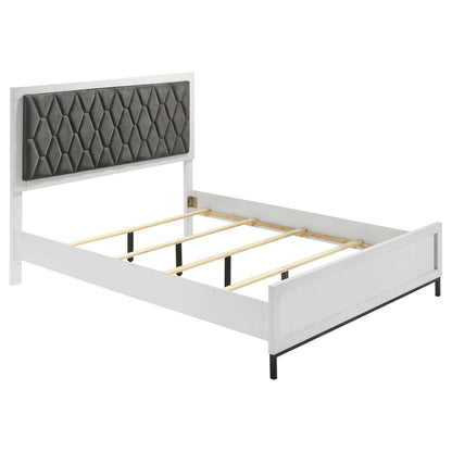 Sonora Bed 4-Piece Set in White