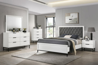 Sonora Bed 5-Piece Set in White