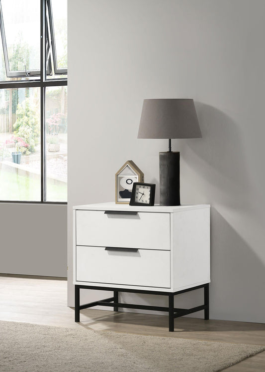 Sonora Nightstand in White - Coaster Furniture