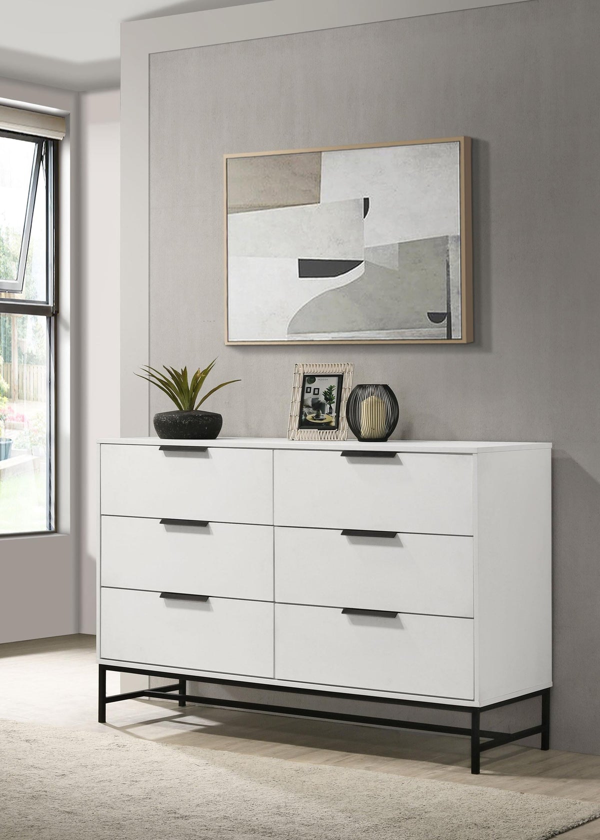 Sonora Dresser in White - Coaster Furniture