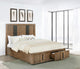 Terrace E King Bed in Ash Brown - Coaster Furniture