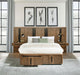 Terrace Queen Bed 3-Piece Set in Ash Brown - Coaster Furniture