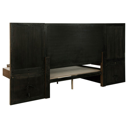 Terrace Queen Bed 3-Piece Set in Ash Brown - Coaster Furniture