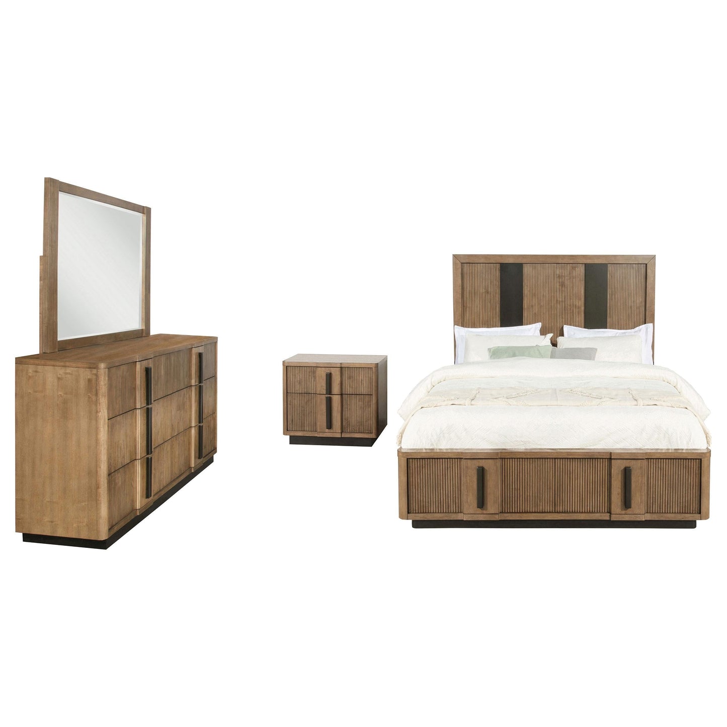 Terrace 4-Piece Set in Ash Brown