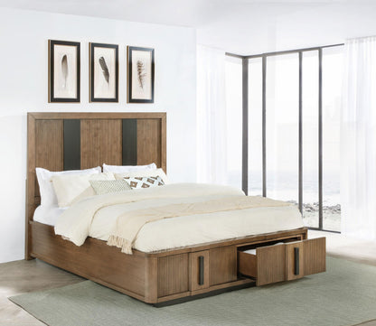 Terrace Queen Bed in Ash Brown - Coaster Furniture