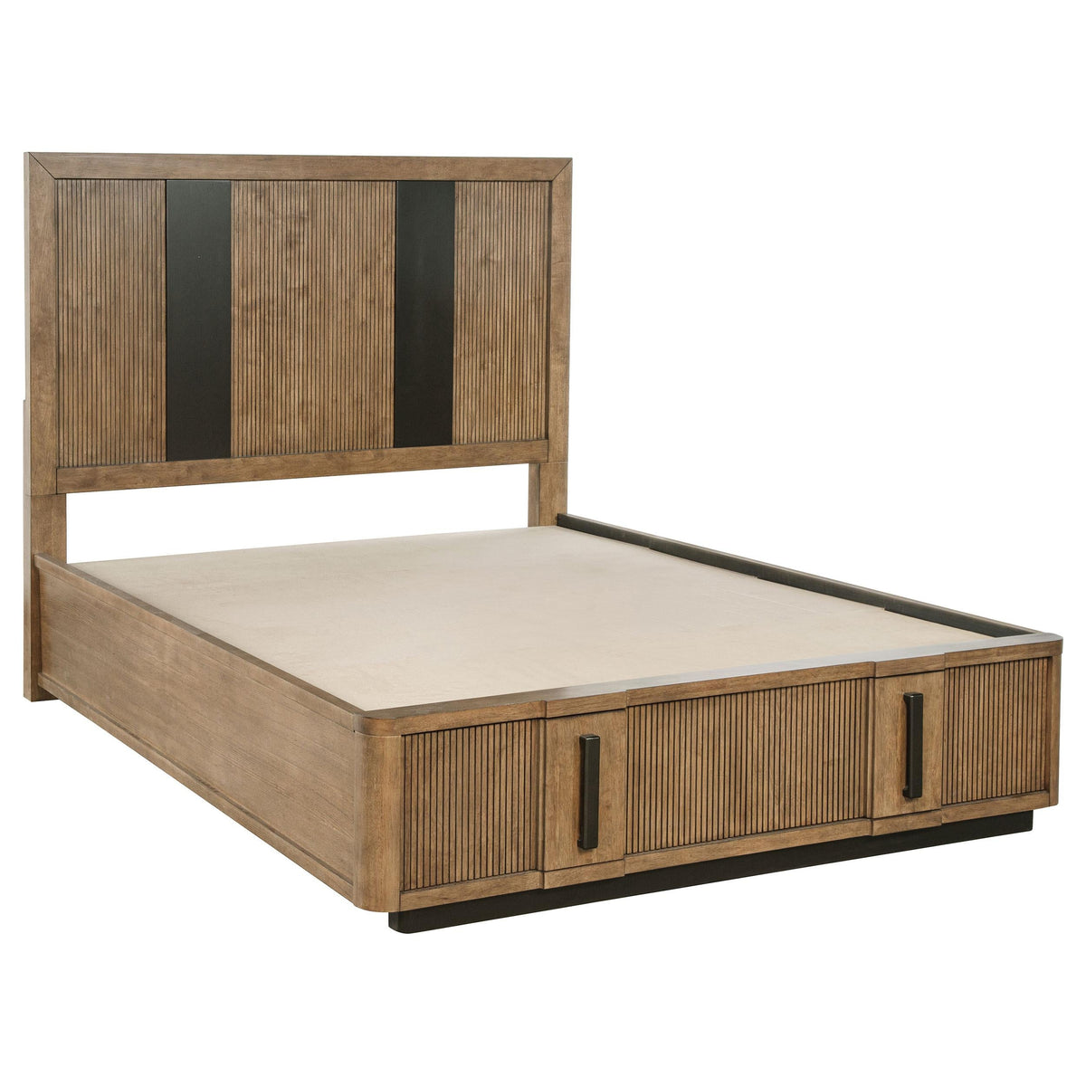 Terrace Queen Bed in Ash Brown - Coaster Furniture