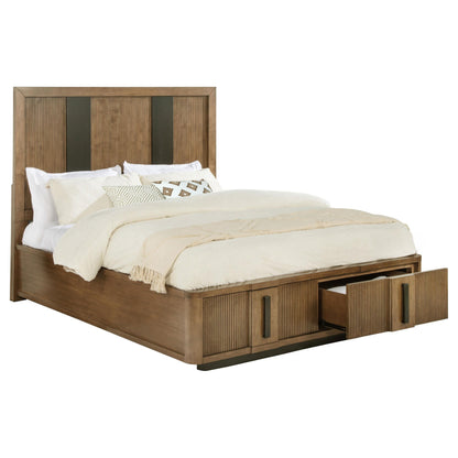 Terrace Queen Bed in Ash Brown - Coaster Furniture
