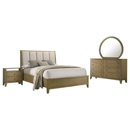 Granada Bed 4-Piece Set in Natural Pine