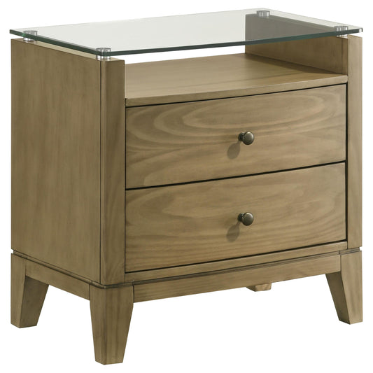 Granada Nightstand in Natural Pine - Coaster Furniture