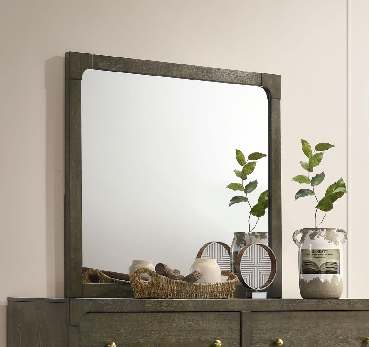 Gran Park Dresser Mirror in Dark Cocoa - Coaster Furniture