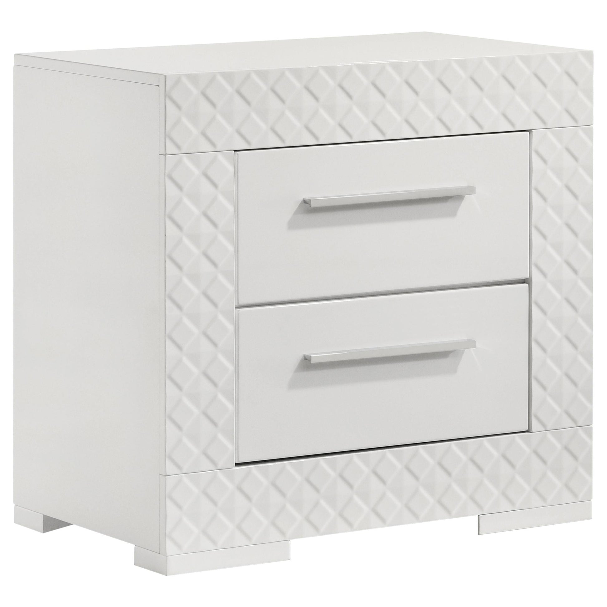 Ives Nightstand - White High Gloss