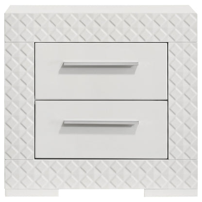 Ives Nightstand - White High Gloss