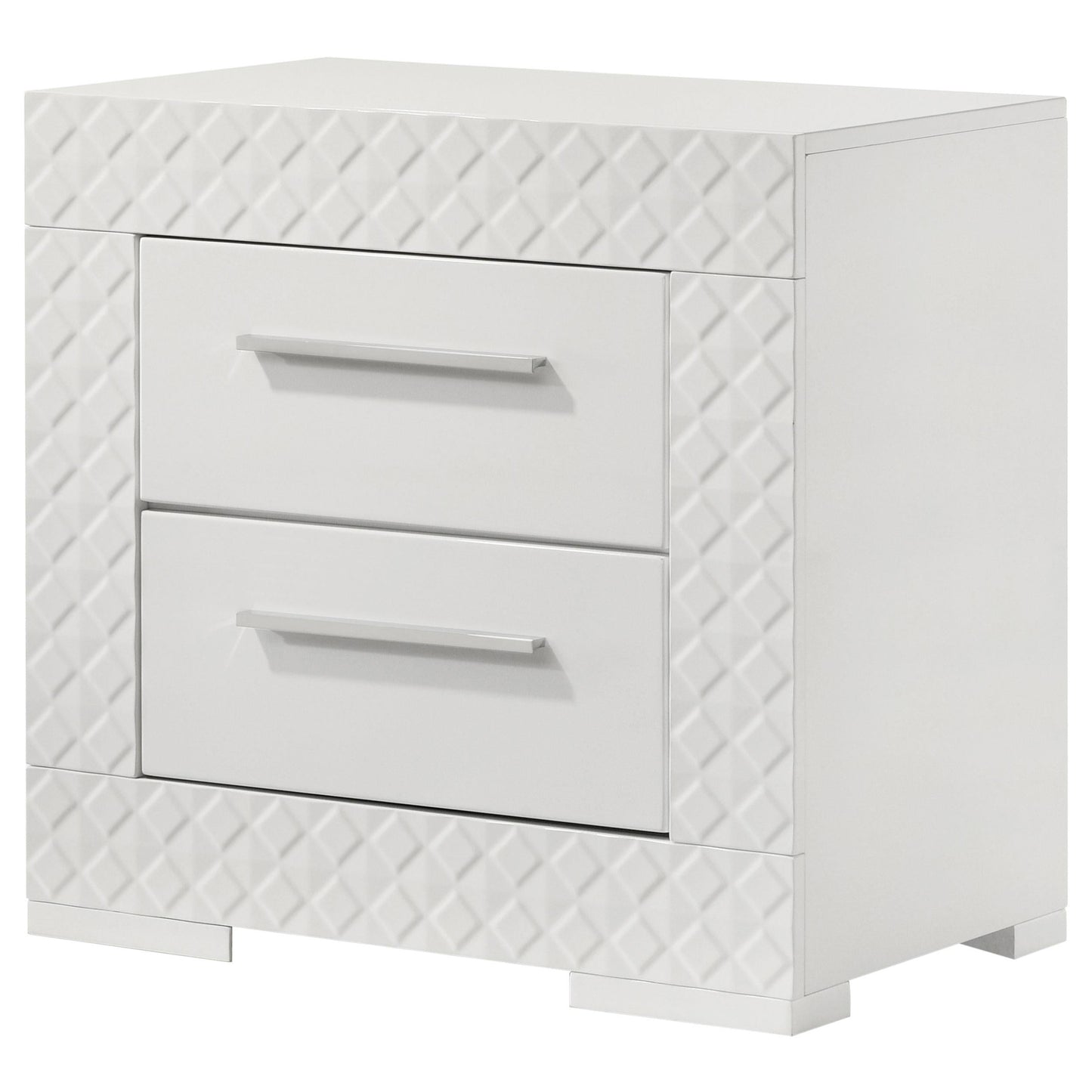 Ives Nightstand - White High Gloss