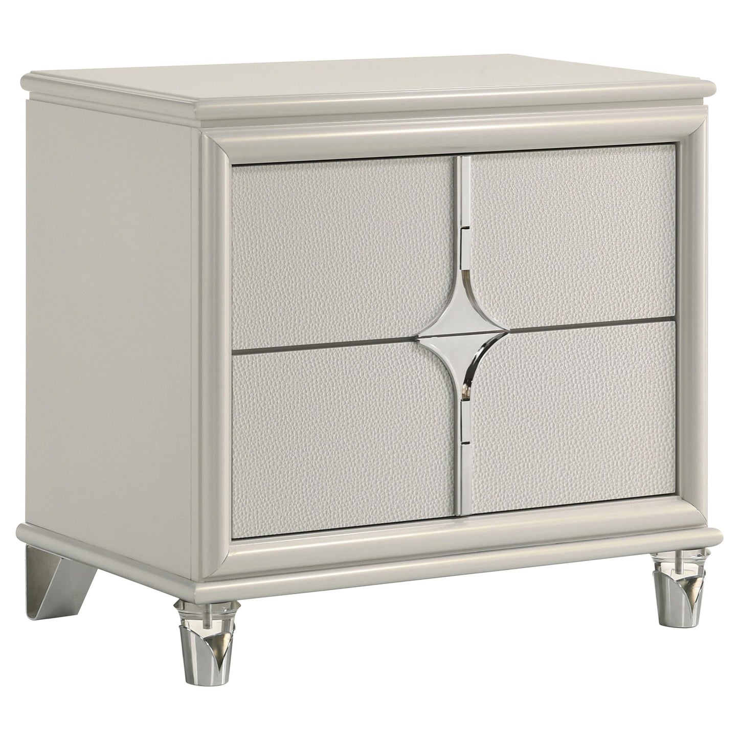Olivia Nightstand in Pearl White - Coaster Furniture