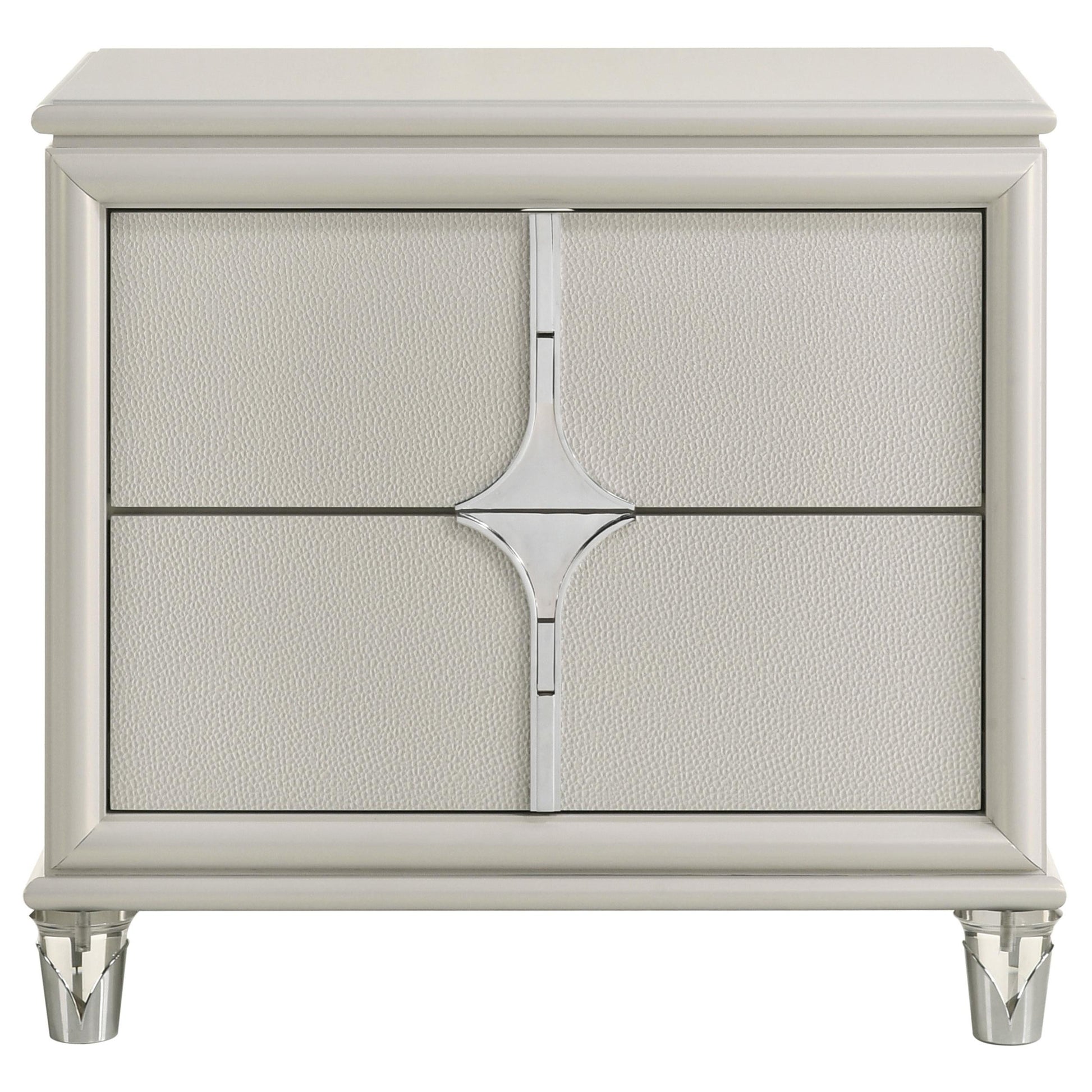 Olivia Nightstand in Pearl White - Coaster Furniture