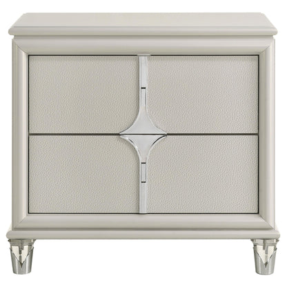 Olivia Nightstand in Pearl White - Coaster Furniture