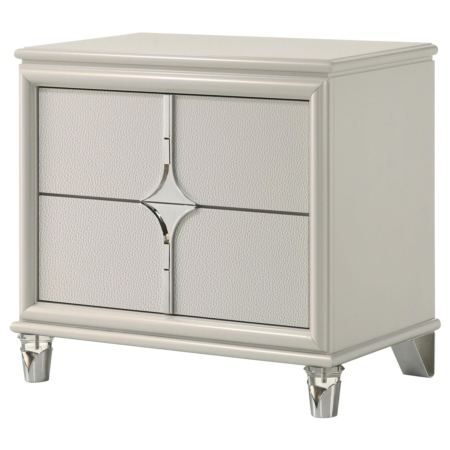 Olivia Nightstand in Pearl White - Coaster Furniture