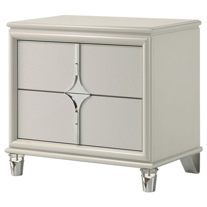 Olivia Nightstand in Pearl White - Coaster Furniture