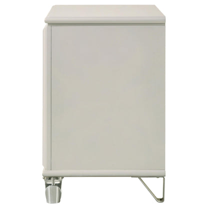 Olivia Nightstand in Pearl White - Coaster Furniture
